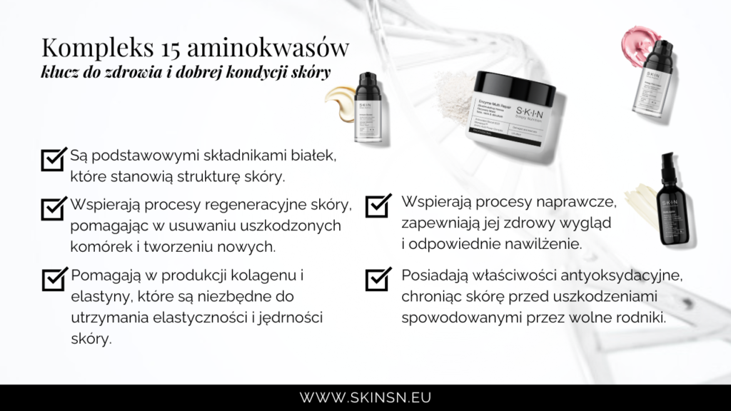 najważniejsze aminokwasy dla skóry